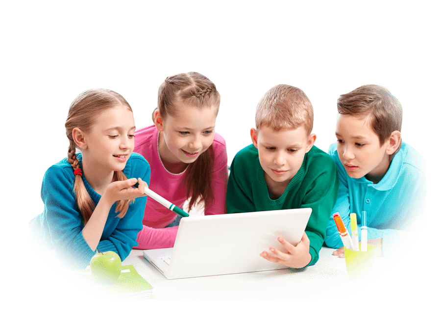 classmates are working together